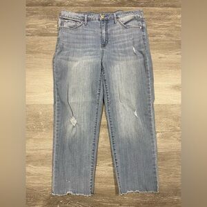Seven7 Ankle Distressed Blue Jeans Women’s Size 14